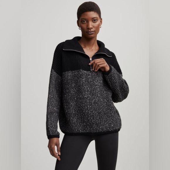 VARLEY Willard Knit Black Half Zip M - Picture 2 of 12